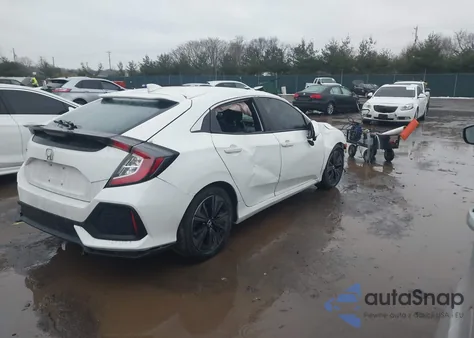 2018 Honda Civic Ex из США, поврежденный, VIN SHHFK7H50JU200617